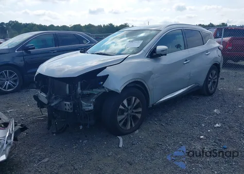2016 Nissan Murano Sl из США, поврежденный, VIN 5N1AZ2MH6GN121288